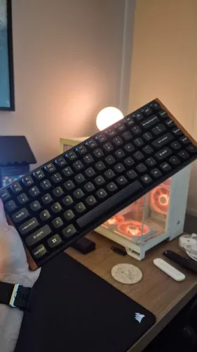 Teclado Magnético Keychron K2 HE Special Edition! Impecável! (RGB)