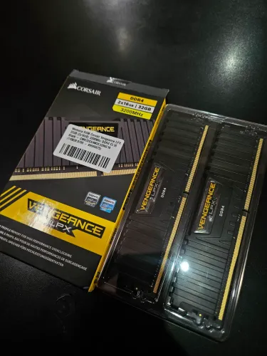 Memoria Ram 2x16 32gb 3200mhz Corsair Vengeance com NF e garantia vitalícia 