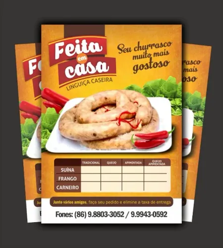 Linguiça caseira em Teresina Pi -86-9- *