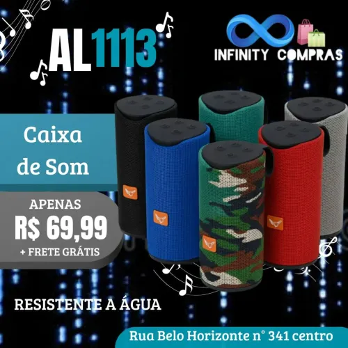 Caixa de som Bluetooth