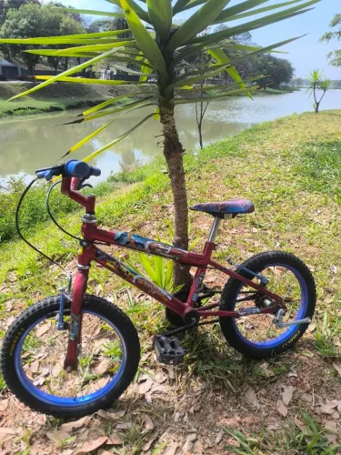 Bicicleta infantil homem aranha aro16