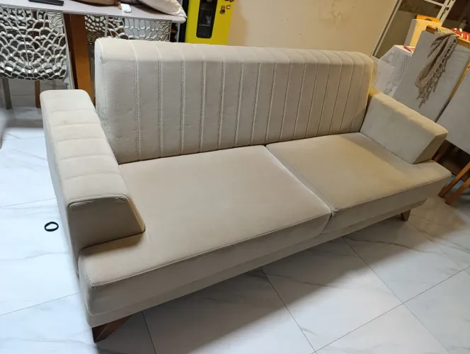 Sofá 3 lugares Semi-novo - 1 ano de uso