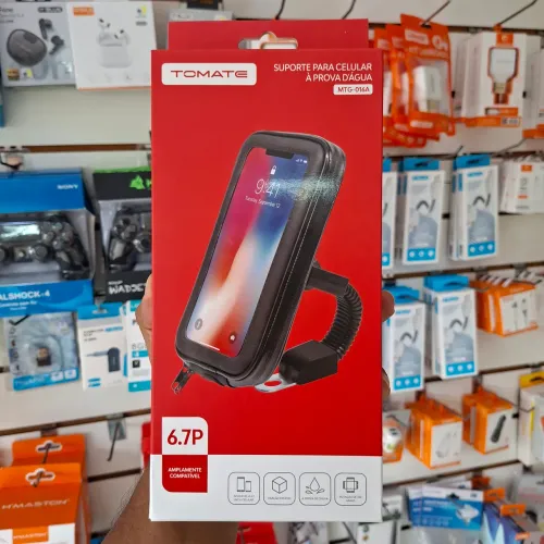 Suporte de celular para moto a prova dgua - entrega em slz e região 
