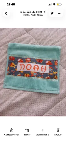 Toalha personalizada infantil