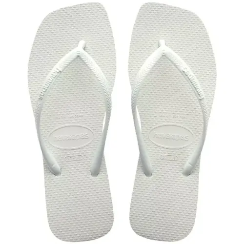 Chinelo Havaianas Feminino Adulto Quadrado Slim Square Branco *