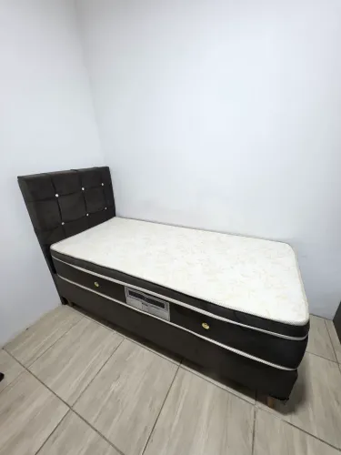 cama solteiro com cabeceira