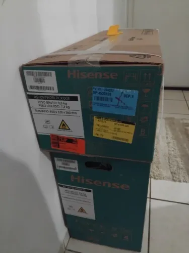 Ar condicionado Split Hisense inverter 9 mil btus, novo na caixa.