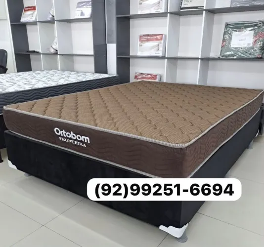 cama queen size ortobom