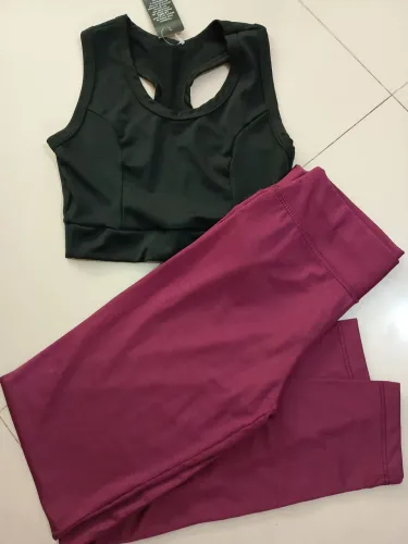 Conjunto para academia juvenil Tamanho P