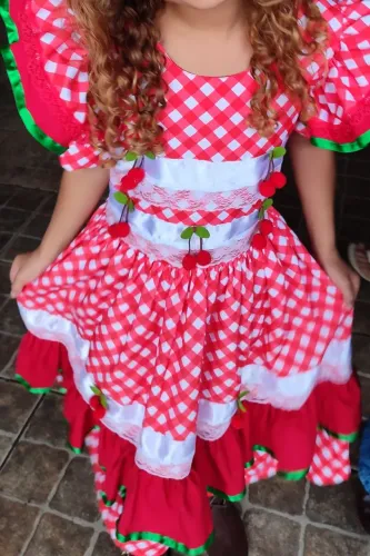 Vestido de quadrilha 