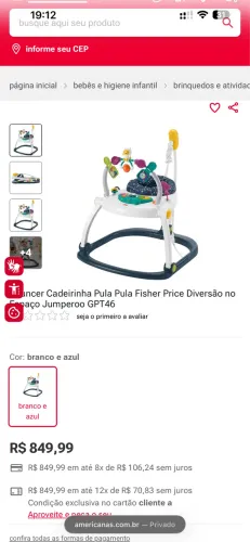 Vendo pula pula pra bebê 