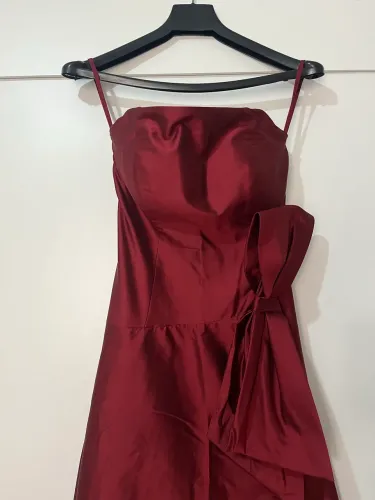 Vestido de Festa Longo Marsala