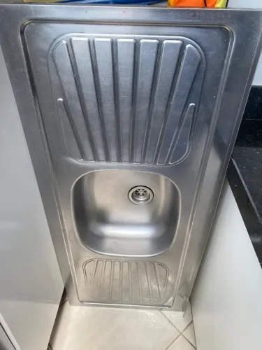 Pia inox para cozinha