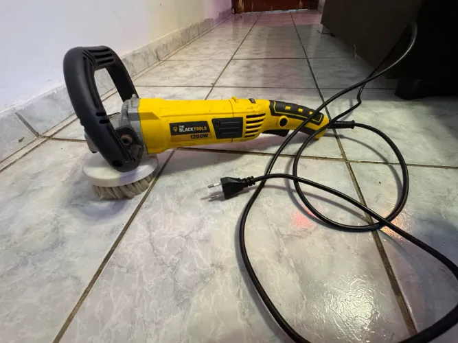 Politriz Com Nota Fiscal - Angular Automotiva 7 / 1200W The Black Tools - 220V