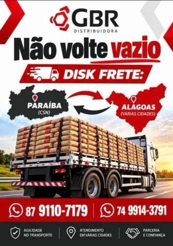 CONTRATAÇÃO DE FRETE | PARAÍBA ? MACEIÓ