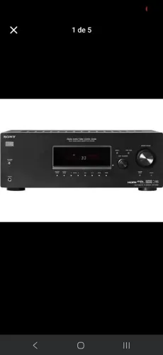 Receiver sony STR-DG520 220V mas vai com inversor para 110v funcionando perfeitamente!