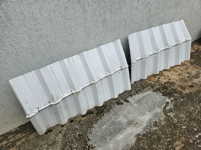 Cumeeira telha isotermica sanduiche
