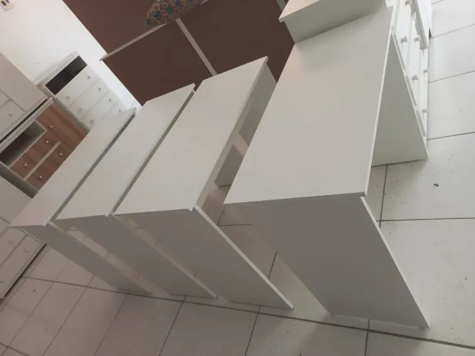 Escrivaninha MDF Branca