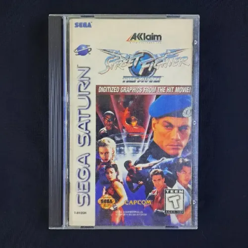 Street Fighter The Movie Americano Longbox - Sega Saturn. Excelente estado. Sem vazado.