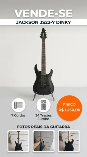 Guitarra Jackson 7 Cordas JS22-7 