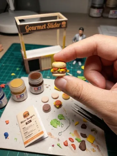 Hambúrguer Miniatura