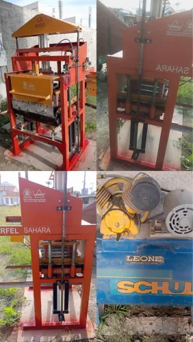 Máquina de fazer bloco de concreto