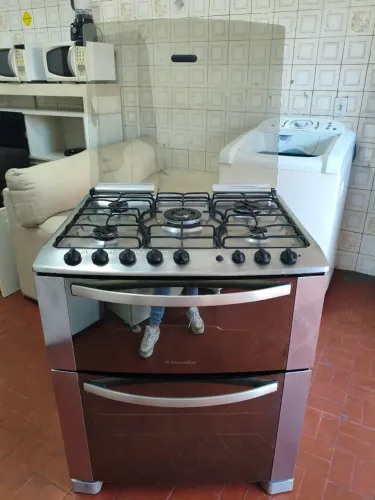 Fogão duplo forno Electrolux