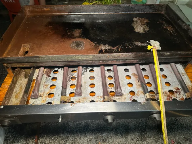 Chapa para hambúrgueria