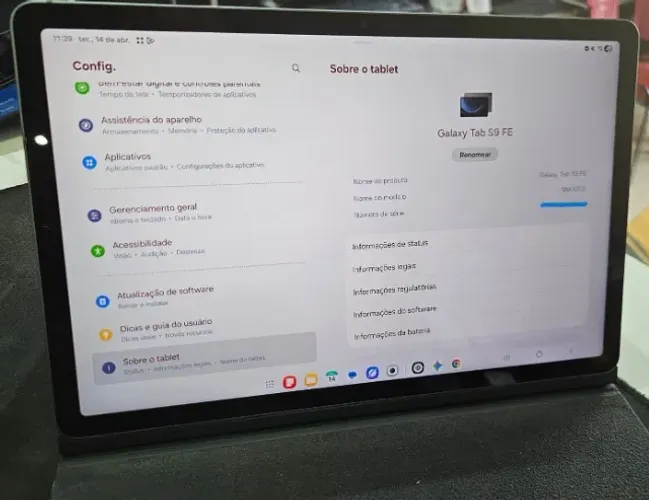 Samsung Galaxy Tab S9 FE - 128GB | 6GB RAM | COMPLETO
