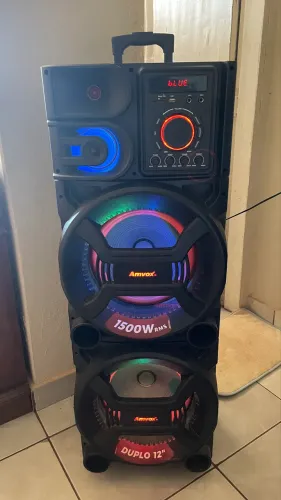 Caixa amvox 1500 rms 