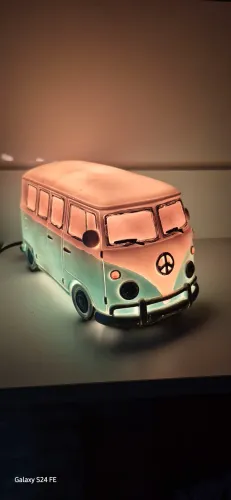 Luminária Kombi Retrô ligada direto na tomada 110v