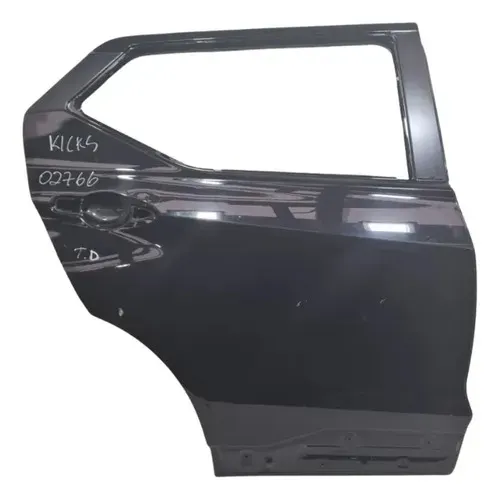 Porta Traseira Direita Preto Nissan Kicks 2016 2025 02766 Traseira Direita Preto