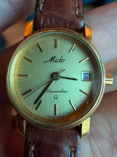 Relógio de Ouro maciço 18K Mido Dreamline