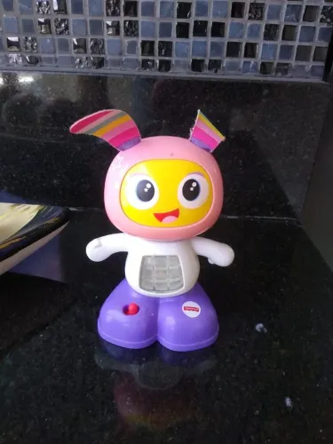 Brinquedo robô dançante interativo Fisher Price