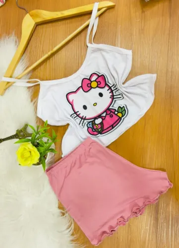 Pijamas feminino no Suede 