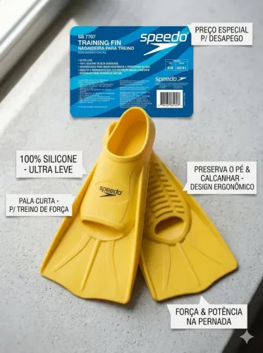 Nadadeira Speedo Dual Training Fin Tam 40/41