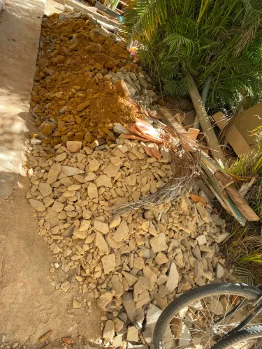 Cascalho para aterro