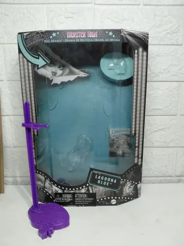 Caixa monster high Lagoona reel drama +suporte (ler descrição)