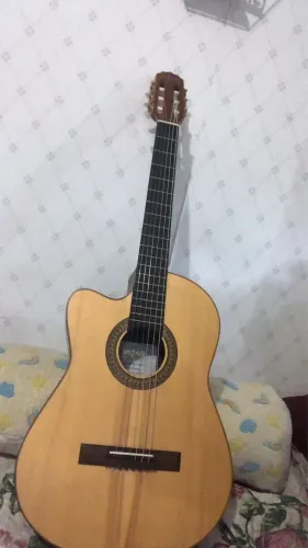 Violão Rozini Studio Flat Nylon Elétrico - Excelente Estado