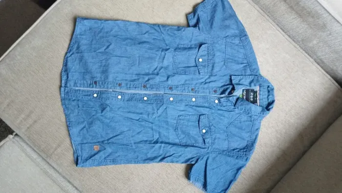 Camisa Jeans infanto juvenil