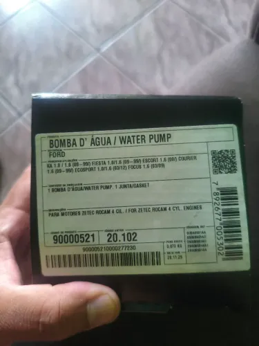 Bomda d'água Ford Fiesta 