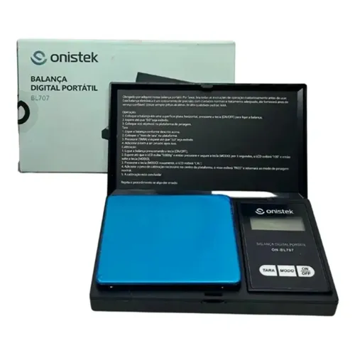 Balança Digital de Precisão Portátil ate 500g de Bolso - Onistek 