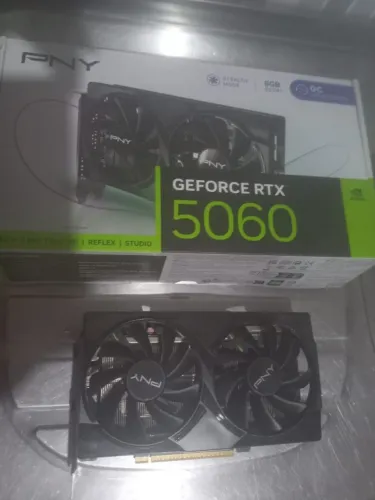 Placa De Vídeo Nvidia Geforce Pny Rtx5060 8gb Dual Fan