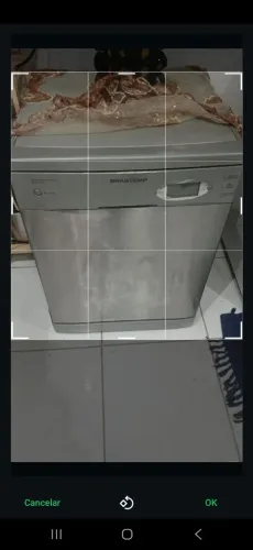 Máquina de lavar louça funcionando perfeitamente