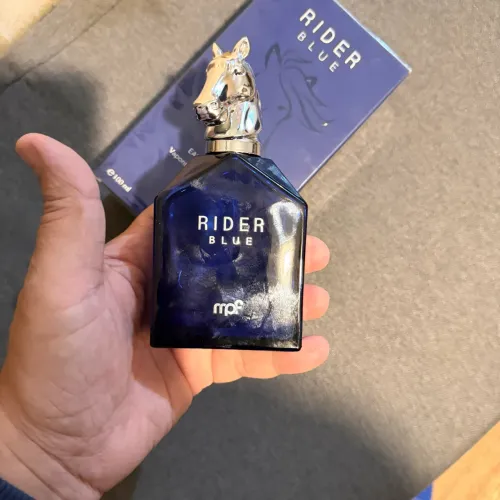 Perfume Árabe Rider Blue da casas MPF original cheiro parecido cm o Polo blue 