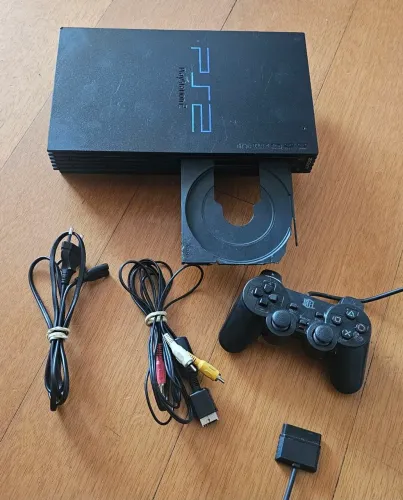 Console Playstation 2 Ps2 Fat Scph-39001 (Com Defeito Na Bandeja)
