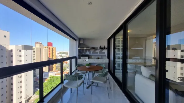 Apartamento à venda no Cambuí, Campinas com 130 m², 3 suítes , mobiliado.