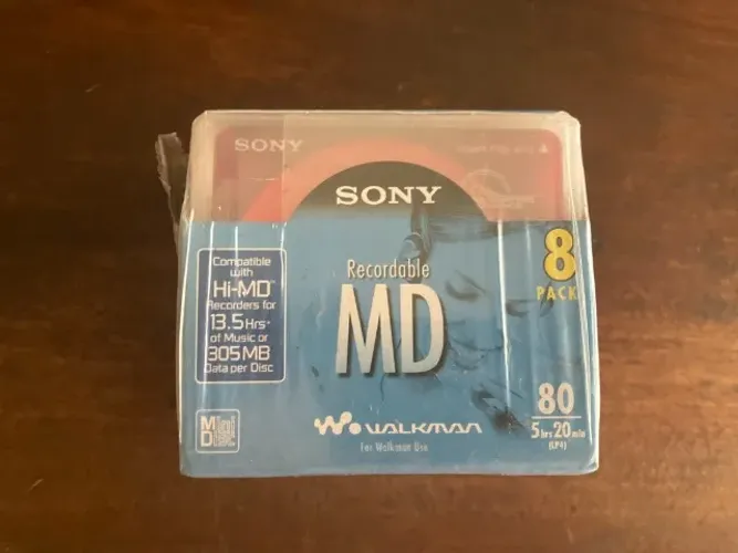 Mini Disc Sony 80 min novo