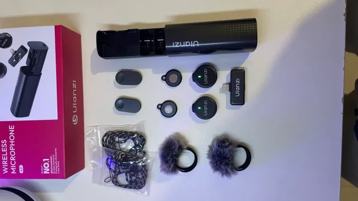 Microfone lapela Ulanzi A21