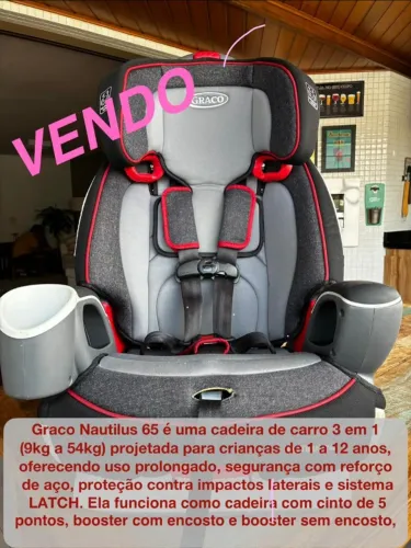 CADEIRINHA DE CRIANÇA DE CARRO